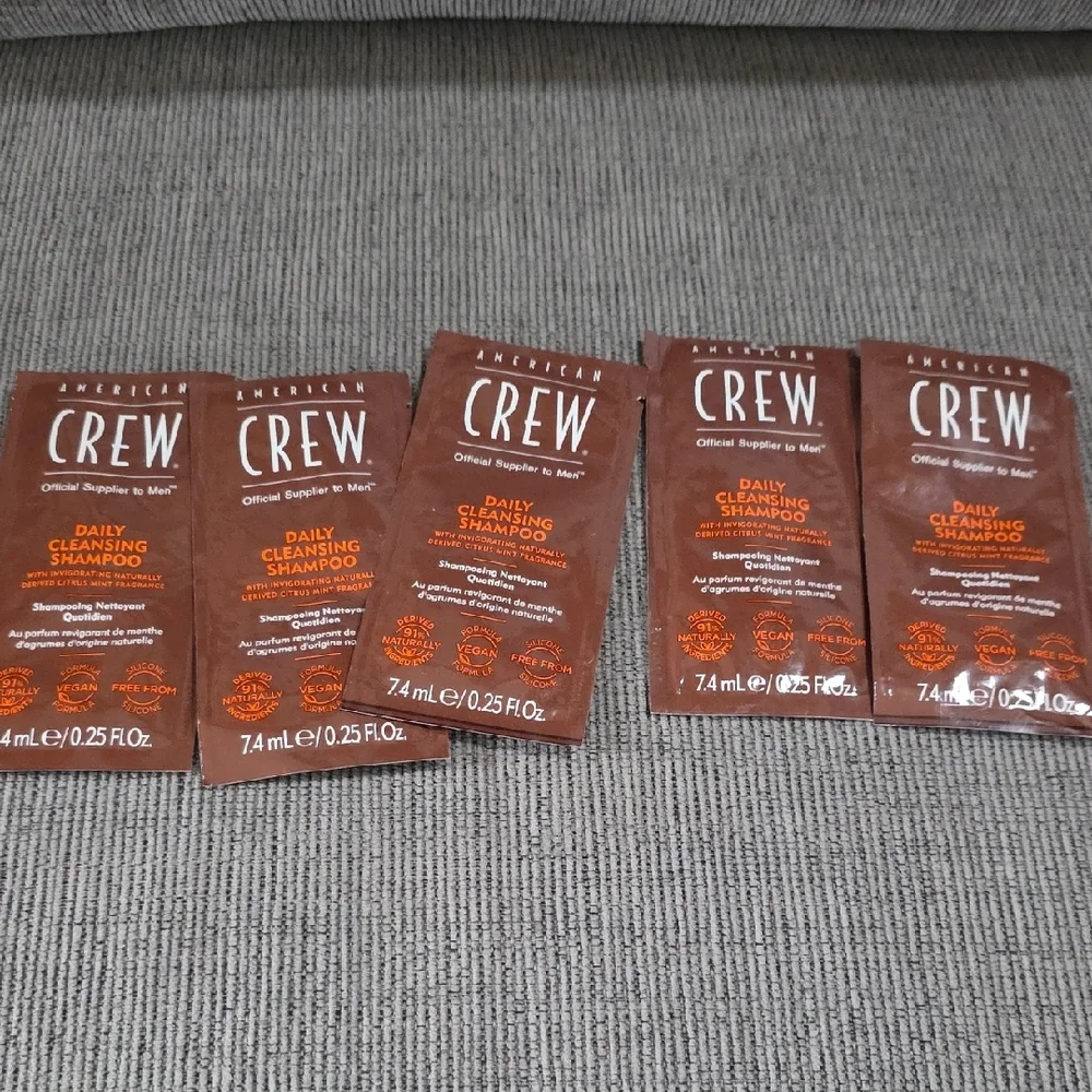 American Crew‎ Matte Clay Spray And Matte Clay + Shampoo Samples, New.